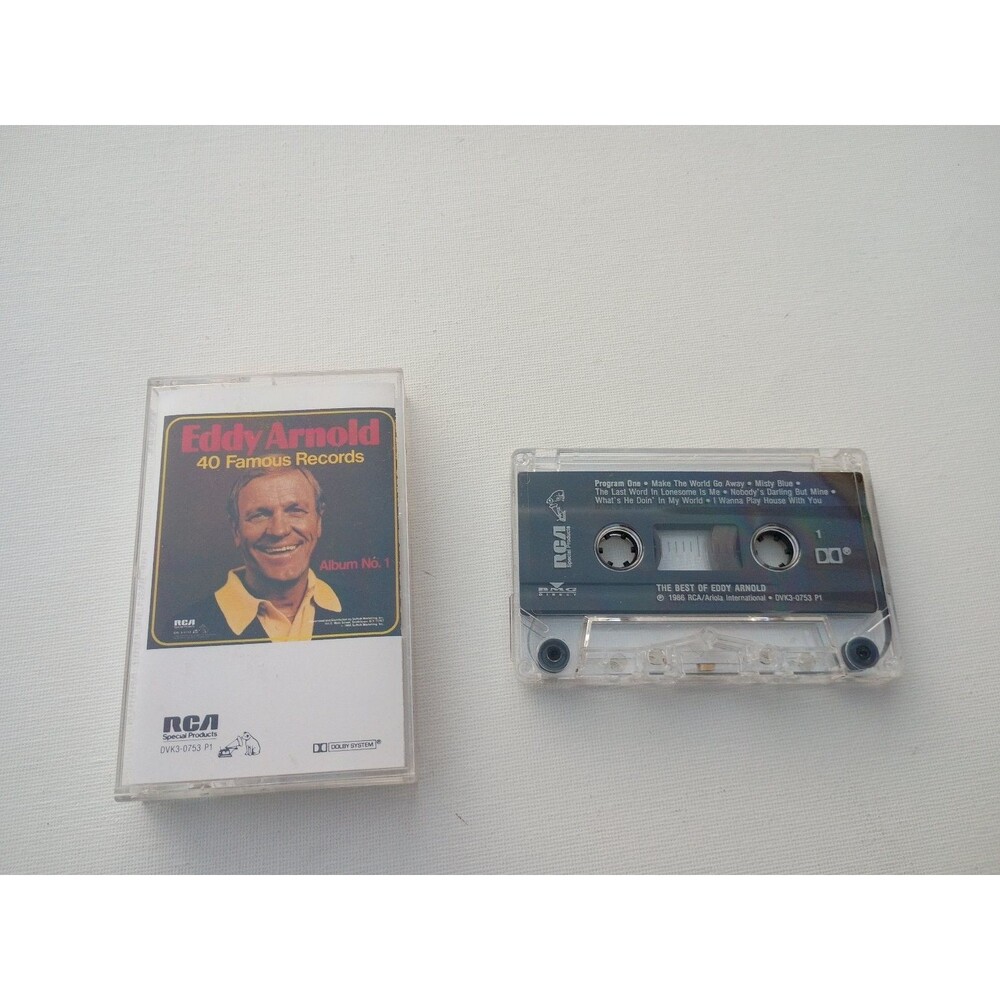 Eddy Arnold - The Best of Eddy Arnold Cassette 1986 RCA DVK3-0753
